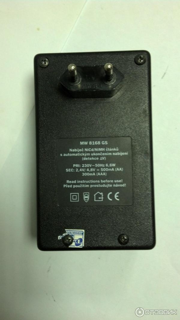 Зарядное устройство для аккумуляторов АА/ААА Ben Electronic MW8168GS фото