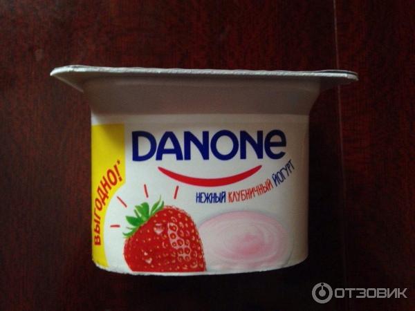 Нежный йогурт Danone фото