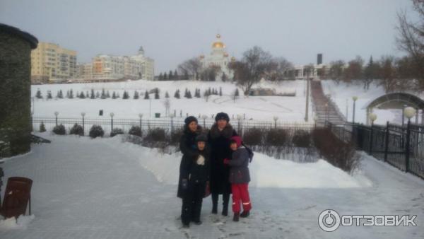 вид на собор Св. Федора Ушакова (Саранск, Россия)
