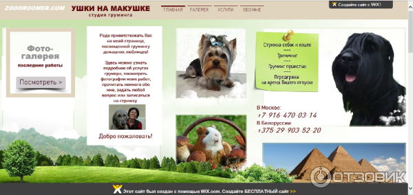 Ru.wix.com - конструктор сайтов фото
