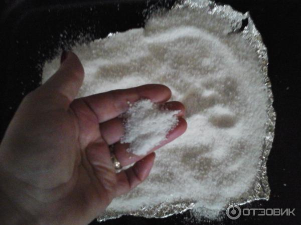 Соль грубого помола.
