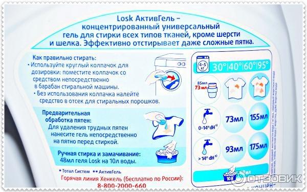 Гель для стирки Losk 9 фото