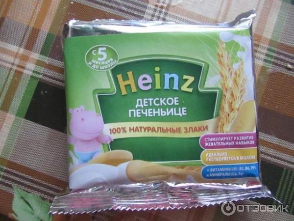 Детское печенье Heinz с 5 месяцев фото