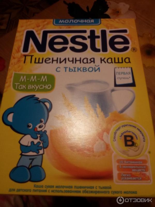 Каша Nestle молочная фото