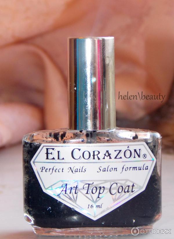 Верхнее покрытие для ногтей El Corazon Art Top Coat фото