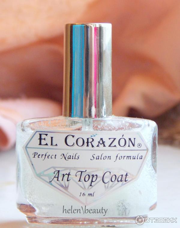 Верхнее покрытие для ногтей El Corazon Art Top Coat фото