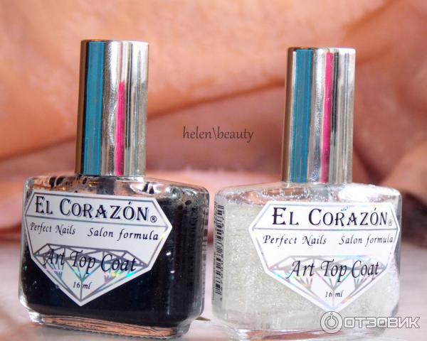 Верхнее покрытие для ногтей El Corazon Art Top Coat фото