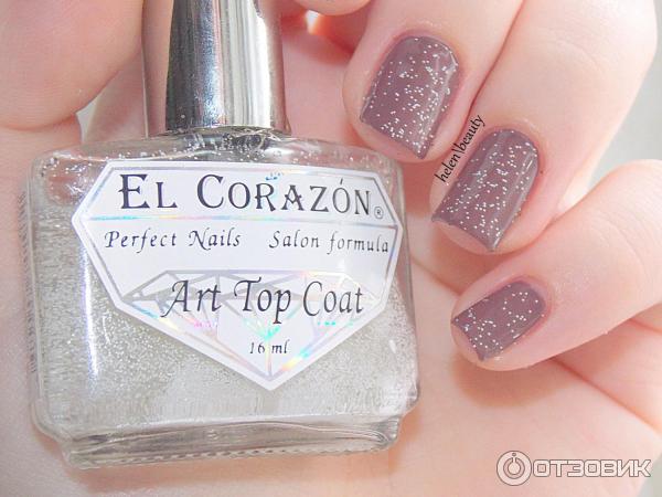 Верхнее покрытие для ногтей El Corazon Art Top Coat фото