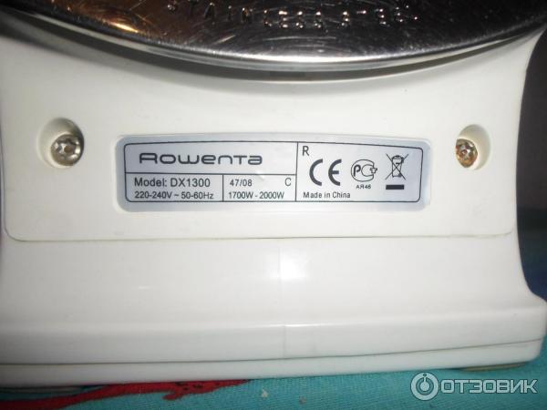 Утюг Rowenta DX 1300 Effective фото