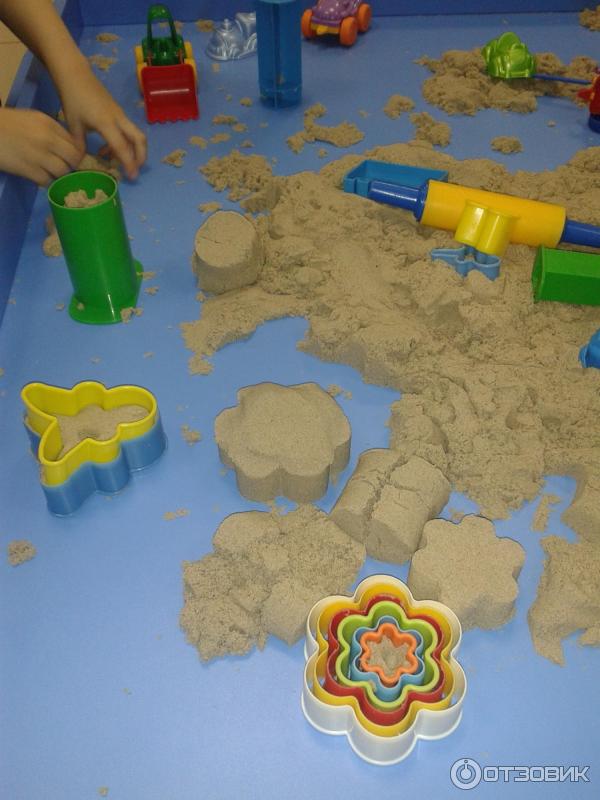 Кинетический песок для детей Kinetic Sand фото