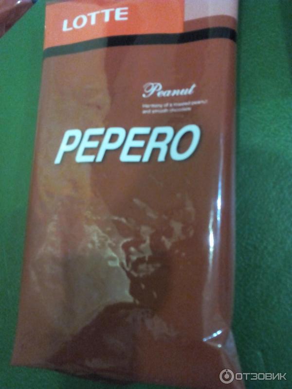 Соломка в шоколадной глазури с арахисом Pepero фото