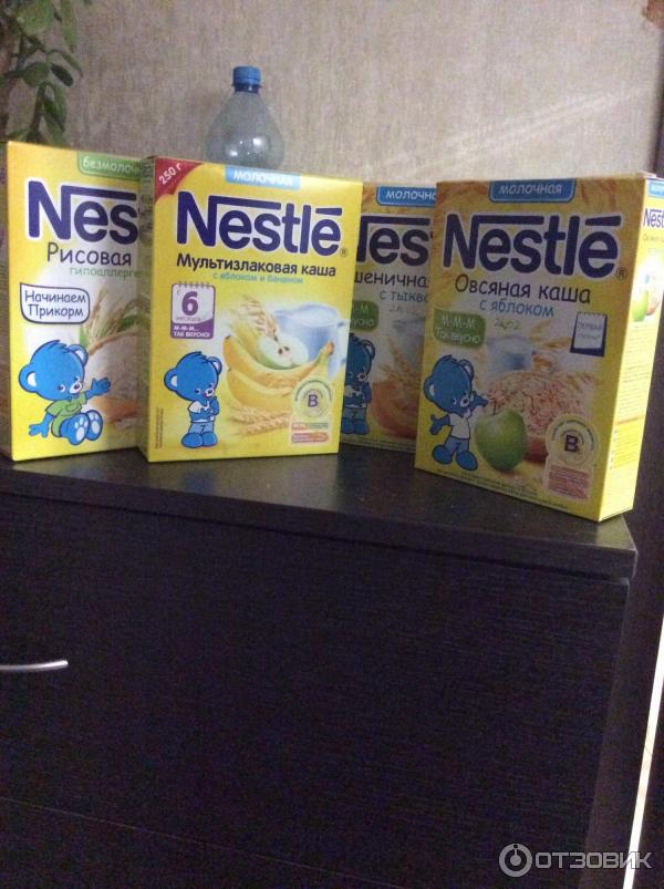 Детские каши Nestle фото