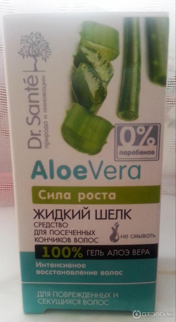 Средство для посеченных кончиков волос Dr. Sante Aloe Vera Жидкий шелк фото