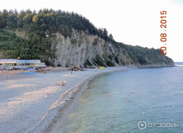 Пляж в Ольгинке.