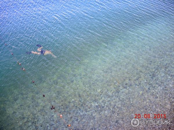 Пляж в Ольгинке.