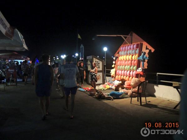 Набережная в Ольгинке