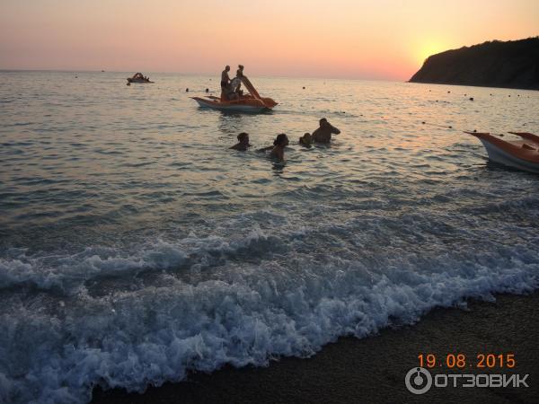 Пляж в Ольгинке.