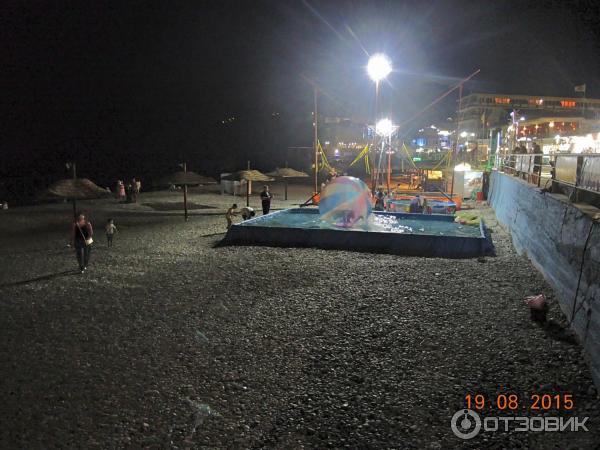 Пляж в Ольгинке.