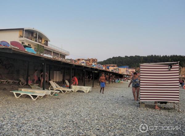 Пляж в Ольгинке.