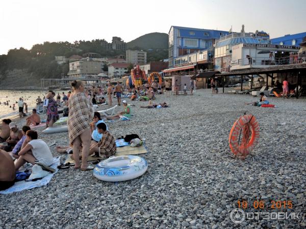 Пляж в Ольгинке.
