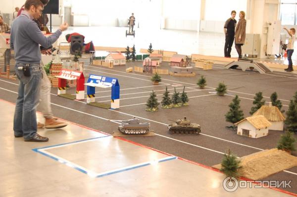 Выставка Moscow Hobby Expo 2015, танковый полигон