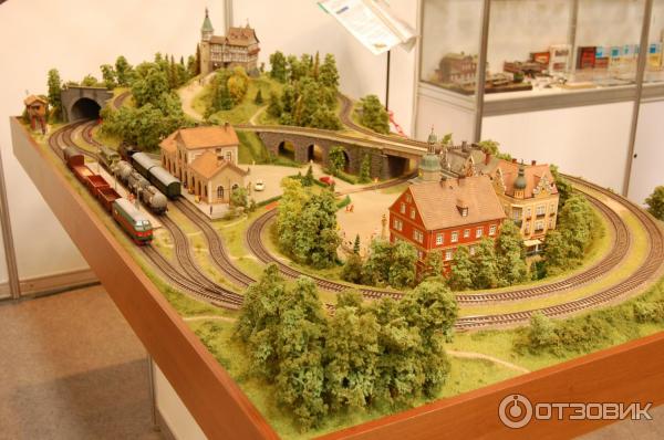 Выставка Moscow Hobby Expo 2015, модель железной дороги