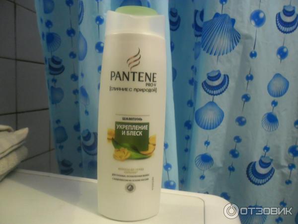 Шампунь Pantene PRO-V Слияние с Природой Укрепление и блеск фото