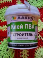 Клей ПВА Лакра "Строитель" универсальный фото