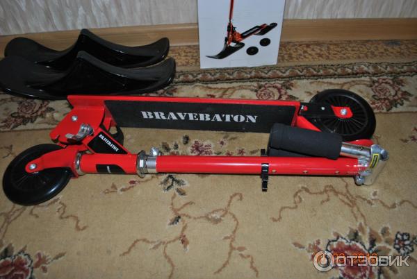 Зимний самокат Bravebaton BB3 фото