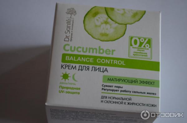 Крем для лица Dr. Sante Cucumber Balance Control для нормальной и склонной к жирности кожи фото