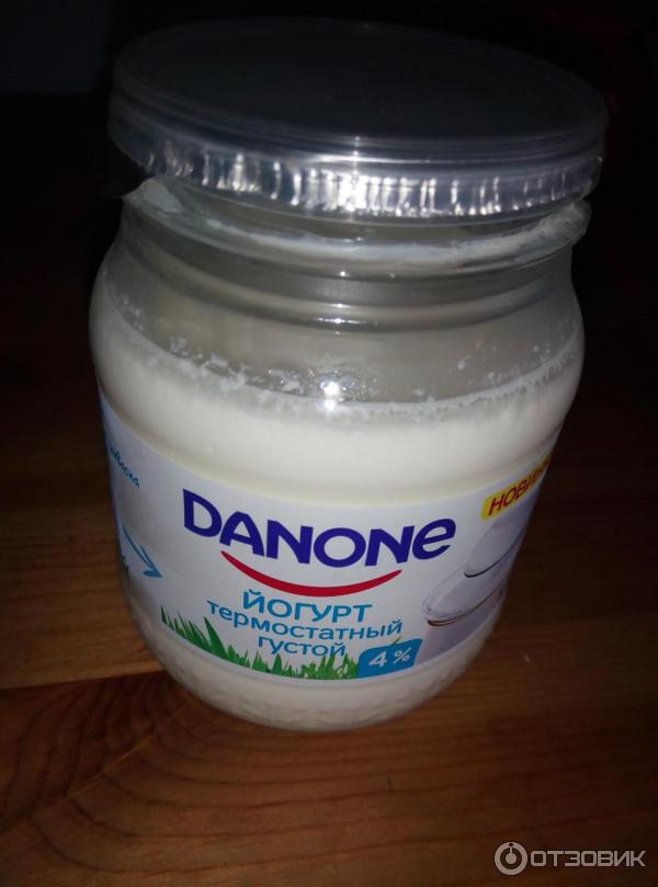 Йогурт Danone термостатный густой фото
