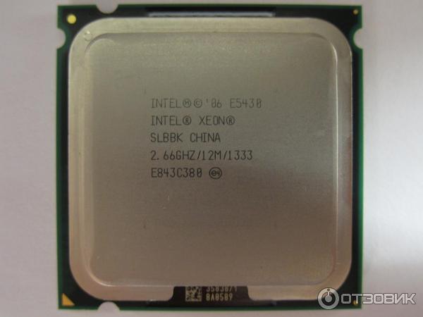 Intel Xeon E5430 - Ключи LGA775 - Вид сверху