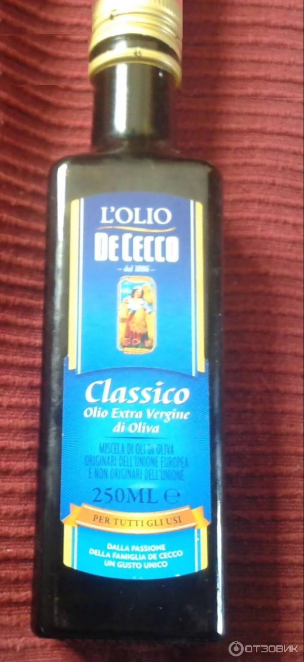 Нерафинированное оливковое масло De Cecco Olio Extra Vergine di oliva Classico фото