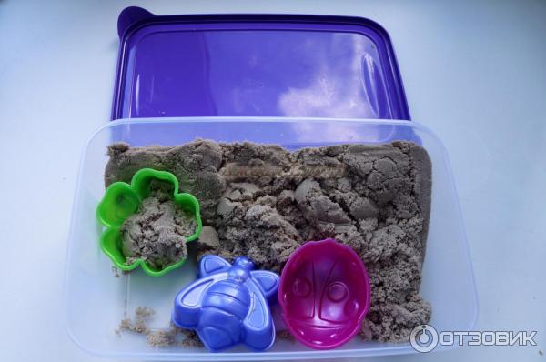 Кинетический песок для детей Kinetic Sand фото