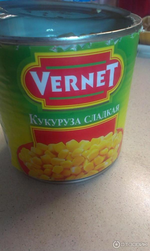 Консервированная кукуруза Vernet фото