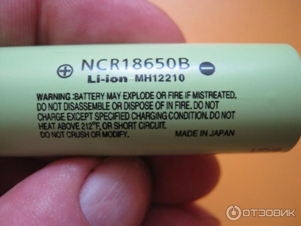 Аккумулятор Li-ion Panasonic NCR18650B 3400mAh фото