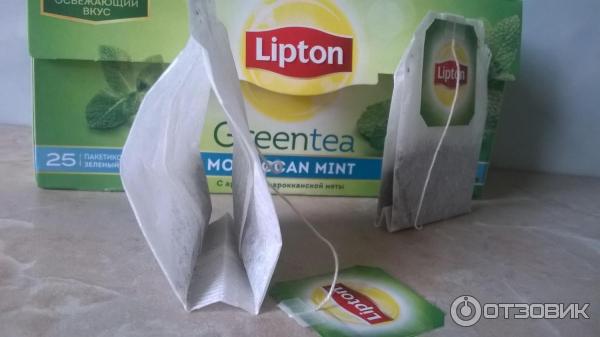 Чай зеленый Lipton Moroccan Mint фото