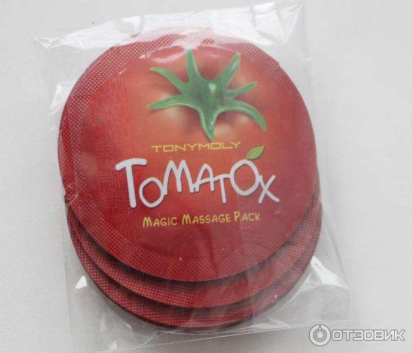 Массажная отбеливающая маска для лица Tony Moly Tomatox фото