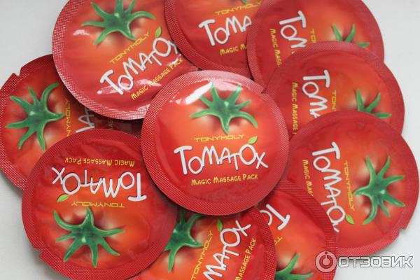 Массажная отбеливающая маска для лица Tony Moly Tomatox фото