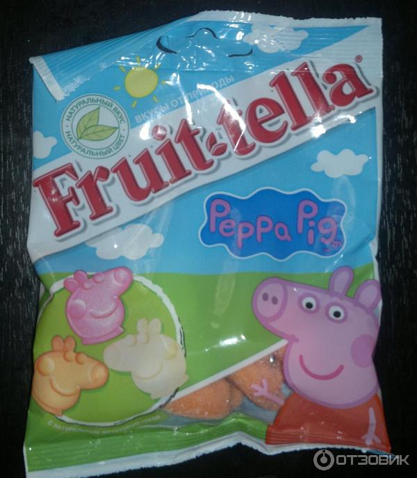 Жевательный мармелад Fruit-tella Свинка Пеппа фото