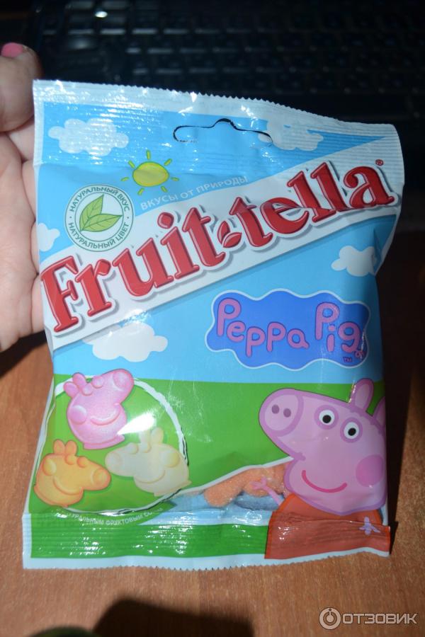 Жевательный мармелад Fruit-tella Свинка Пеппа фото