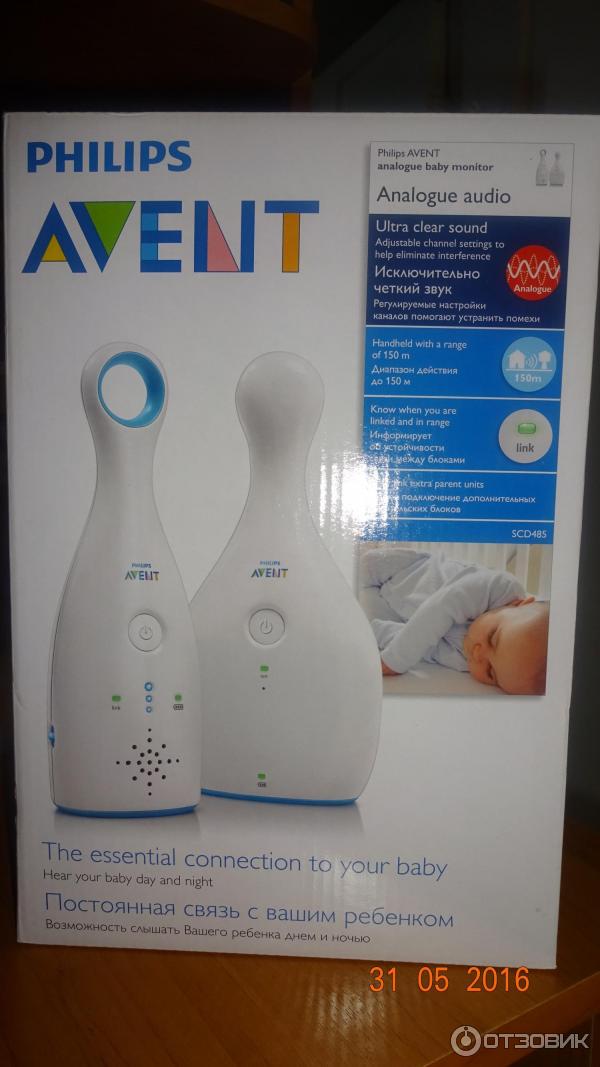 Радионяня Philips Avent SCD 485 фото