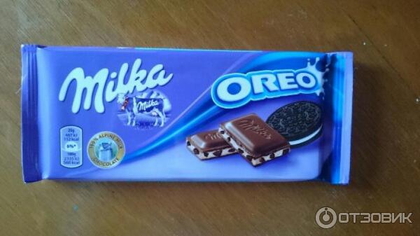 Шоколад Milka Oreo фото