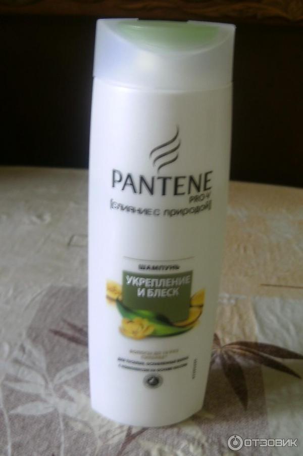 Шампунь Pantene PRO-V Слияние с Природой Укрепление и блеск фото