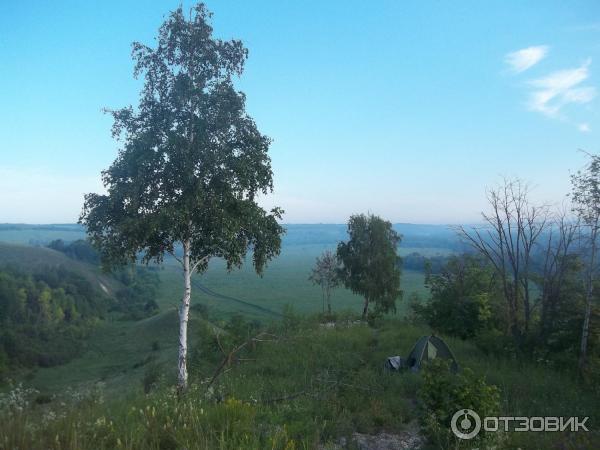 стоянка на горе у р. Дон