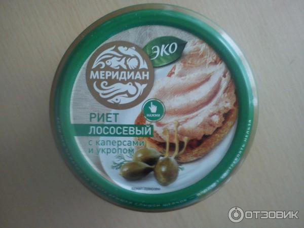 Риет из лосося с каперсами и укропом Меридиан-Эко фото