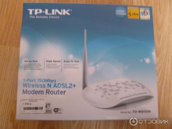 Wi-Fi роутер TP-Link TD-W8151N фото