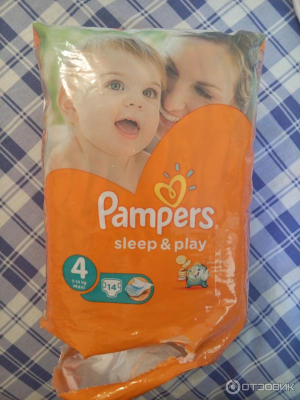 Детские подгузники Pampers Sleep & Play фото