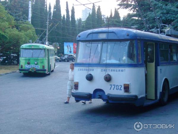 Троллейбусный маршрут Симферополь-Ялта (Россия, Крым) фото