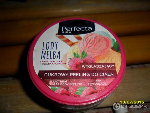 Разглаживающий сахарный пилинг для тела Lody Melba Perfecta Spa фото